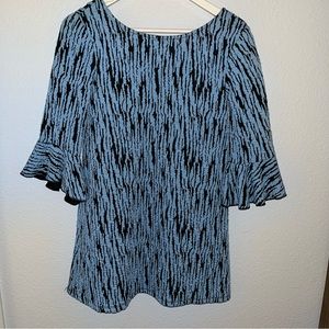 NWOT mini dress tunic bell sleeve xs